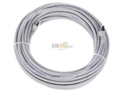 Ansicht oben hinten Telegrtner L00006A0033 Patchkabel S/FTP 6A gr 15,0m 