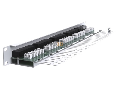 View on the right Telegrtner MPPISDN 25-H kurz Patch panel copper 
