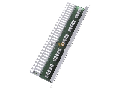 View top left Telegrtner MPPISDN 25-H kurz Patch panel copper 
