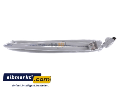 Ansicht links Telegrtner L00001A0090 Patchkabel S/FTP 6A gr 1,5m 1x180Grd 