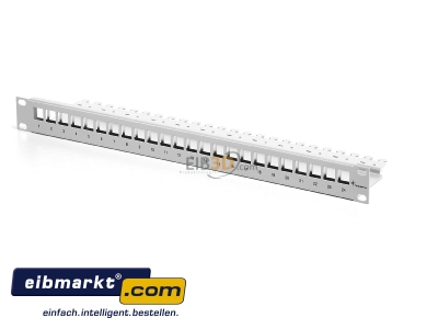 View up front Telegrtner AMJ-Mod 24PP/ub gr Patch panel copper
