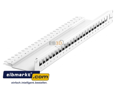 View top left Telegrtner AMJ-Mod 24PP/ub gr Patch panel copper
