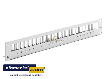 View on the left Telegrtner H02025A0197 Patch panel copper 24x RJ45 8(8)
