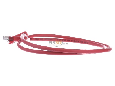 Ansicht rechts Telegrtner L00000A0196 Patchkabel S/FTP 6A rt 1,0m 1x90Grd 