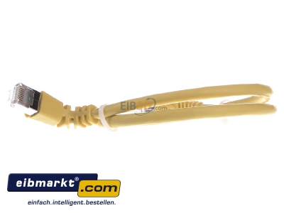 Ansicht rechts Telegrtner L00000A0199 Patchkabel S/FTP 6A gb 0,5m 1x90Grd 