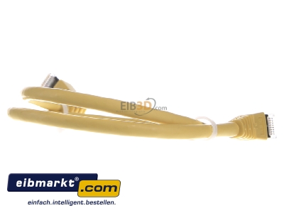 Ansicht hinten Telegrtner L00000A0199 Patchkabel S/FTP 6A gb 0,5m 1x90Grd 