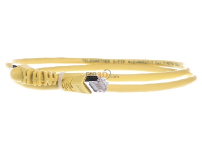 Frontansicht Telegrtner L00000A0200 Patchkabel S/FTP 6A gb 1,0m 1x90Grd 