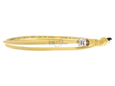 Ansicht links Telegrtner L00000A0200 Patchkabel S/FTP 6A gb 1,0m 1x90Grd 