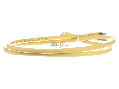 Ansicht hinten Telegrtner L00000A0200 Patchkabel S/FTP 6A gb 1,0m 1x90Grd 