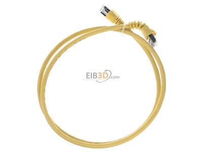 Ansicht oben hinten Telegrtner L00000A0200 Patchkabel S/FTP 6A gb 1,0m 1x90Grd 