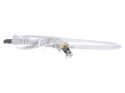 Frontansicht Telegrtner L00000A0204 Patchkabel S/FTP 6A ws 1,0m 1x90Grd 