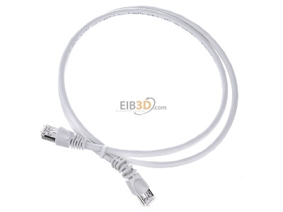 Ansicht oben vorne Telegrtner L00000A0204 Patchkabel S/FTP 6A ws 1,0m 1x90Grd 