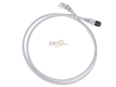 Ansicht oben hinten Telegrtner L00000A0204 Patchkabel S/FTP 6A ws 1,0m 1x90Grd 