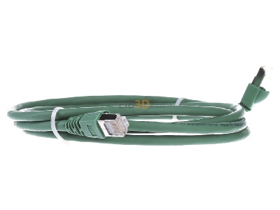 Ansicht links Telegrtner L00001A0156 Patchkabel S/FTP 6A gn 2,0m 1x90 