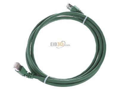 Ansicht oben rechts Telegrtner L00001A0156 Patchkabel S/FTP 6A gn 2,0m 1x90 