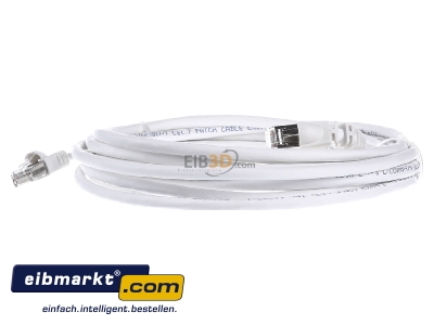 Frontansicht Telegrtner L00003A0127 Patchkabel S/FTP 6A ws 5,0m 1x90Grd 