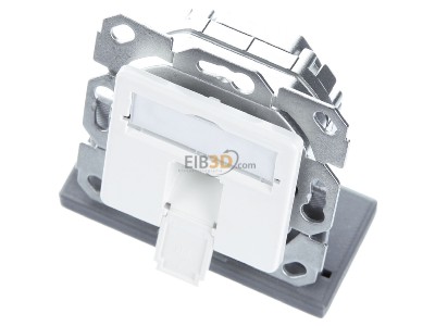 View up front Telegrtner J00020A0505 RJ45 8(8) Data outlet 6A (IEC) white 
