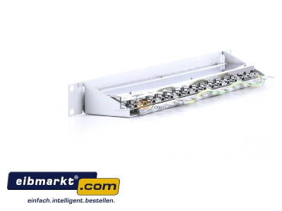 Ansicht rechts Telegrtner J02022A0050 PatchPanel MPP16-HS Cat.6A RAL7035 