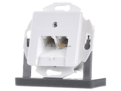 Front view Telegrtner J00020A0508 RJ45 8(8) Data outlet 6A (IEC) white 
