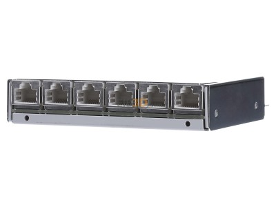 Front view Telegrtner J02021A0055 Patch panel copper 6x RJ45 8(8) 
