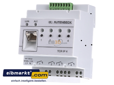 Frontansicht Rutenbeck 700802610 Fernschaltgert TCR IP 4