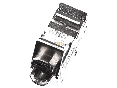 Top rear view Rutenbeck UM-Cat.6A iso A RJ45 8(8) jack 
