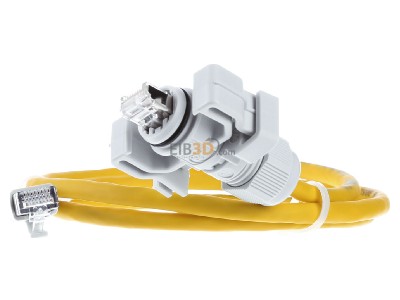 Front view Metz 141N113K10010 RJ45 8(8) Patch cord Cat.6 1m 
