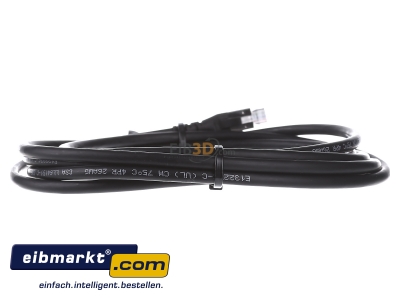 Ansicht hinten Metz Connect 1308453000-E Patchkabel S/FTP sw 3,0m Cat.6A 