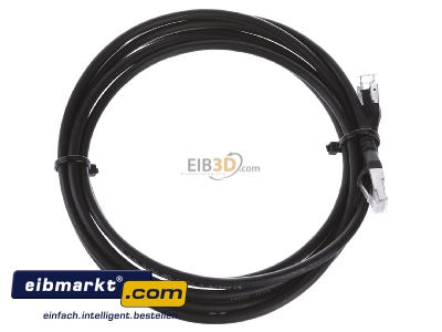 View top left Metz Connect 1308453000-E RJ45 8(8) Patch cord 3m
