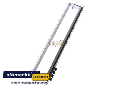 View top left Metz Connect 130920-BK-E Patch panel copper
