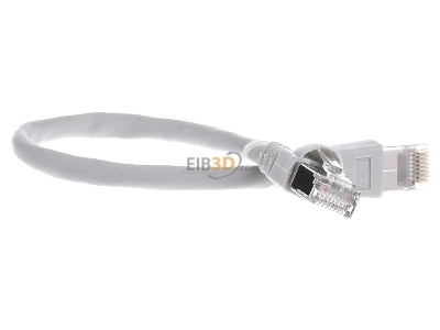 View on the left Telegrtner L00000A0230 RJ45 8(8) Patch cord 6A (IEC) 0,25m 
