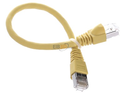 Ansicht oben links Telegrtner L00000A0234 Patchkabel S/FTP 6A ge 0,25m 