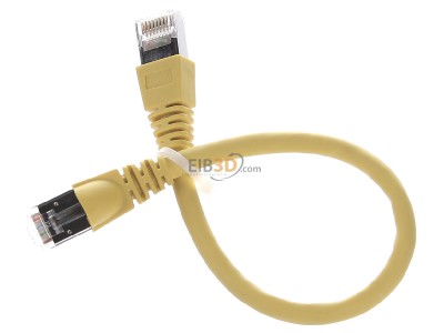 Ansicht oben rechts Telegrtner L00000A0234 Patchkabel S/FTP 6A ge 0,25m 