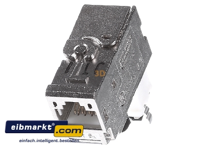 Front view Metz Connect 130B12-E-90 RJ45 8(8) jack
