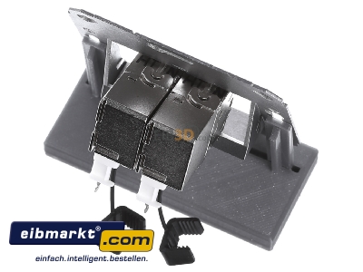 Top rear view Metz Connect 130B12D21200E90 RJ45 8(8) Data outlet
