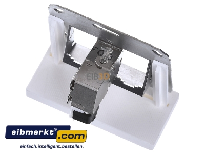 Top rear view Metz Connect TN C6Amod-1UP0-270 RJ45 8(8) Data outlet
