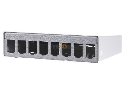 Front view Metz 130861-0802-E Front-/ Patch panel 8x RJ 

