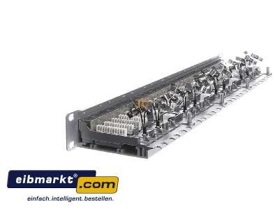 Ansicht rechts Metz Connect TN EDATC6A-MP24-mod 24-Port Panel E-DAT C6A 1HE modular Alu 