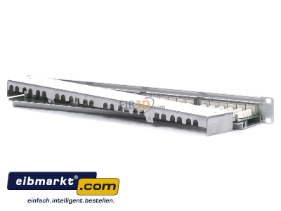 Ansicht hinten Metz Connect 130855C-E-90 24-Port Panel E-DAT C6A 1HE Alu TN EDATC6A-MP24