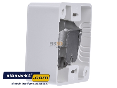 View on the right Metz Connect E-DAT C6A 2 AP rws RJ45 8(8) Data outlet white
