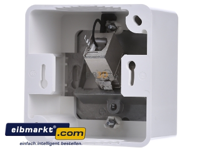 Back view Metz Connect TN C6Amod-1AP-180rw RJ45 8(8) Data outlet white
