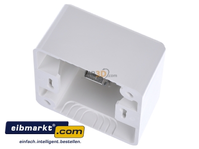 Top rear view Metz Connect TN C6Amod-1AP-180rw RJ45 8(8) Data outlet white
