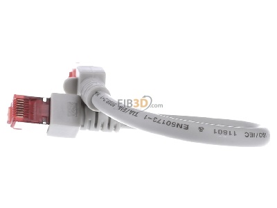 Ansicht rechts EFB-Elektronik EC6000 0,25mgr S/FTP Patchkabel Cat.6 gr 2xRJ45 mit S/FTP 