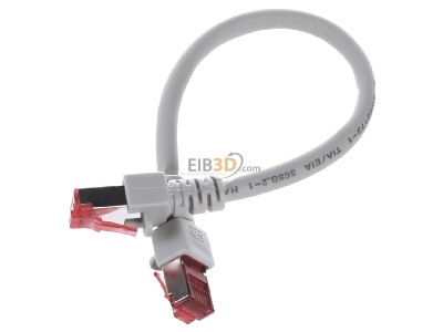 View up front EFB-Elektronik EC6000 0,25mgr S/FTP RJ45 8(8) Patch cord Cat.6 0,25m 
