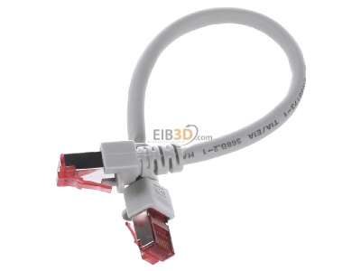 Ansicht oben vorne EFB-Elektronik EC6000 0,25mgr S/FTP Patchkabel Cat.6 gr 2xRJ45 mit S/FTP 