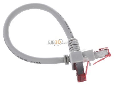 Ansicht oben links EFB-Elektronik EC6000 0,25mgr S/FTP Patchkabel Cat.6 gr 2xRJ45 mit S/FTP 