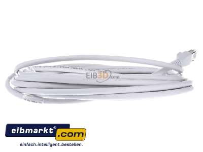 Ansicht hinten CommScope/AMP Netconn 1-1711983-4 Patchkabel Kat.6A S/FTP RJ45/RJ45 grau TN-6000A gr 7,5m