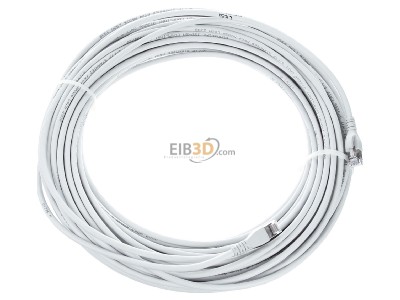 Ansicht oben links CommScope/AMP Netconn TN-6000A gr 30,0m Patchkabel Kat.6A S/FTP RJ45/RJ45 grau 
