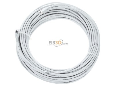 Ansicht oben rechts CommScope/AMP Netconn TN-6000A gr 30,0m Patchkabel Kat.6A S/FTP RJ45/RJ45 grau 