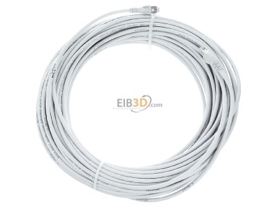 Ansicht oben hinten CommScope/AMP Netconn TN-6000A gr 30,0m Patchkabel Kat.6A S/FTP RJ45/RJ45 grau 